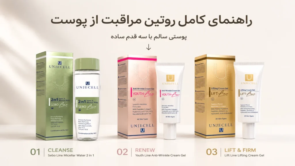 راهنمای کامل روتین مراقبت از پوست با محصولات سبولاین، یوت لاین و لیفت لاین